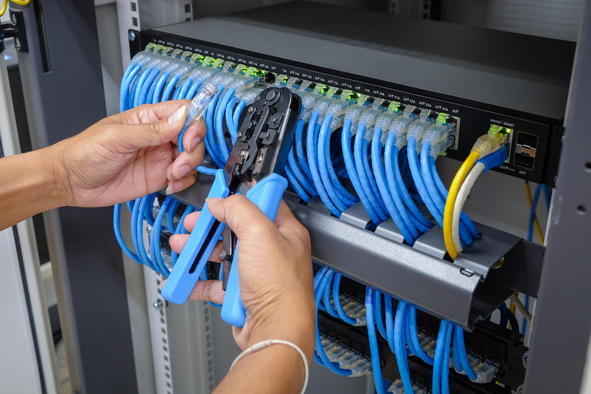 Technikai kábelezés és elektromos elosztó